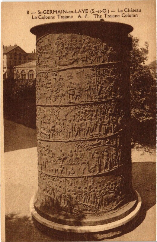 Carte postale ancienne St Germain en Laye Chateau Colonne Trajane