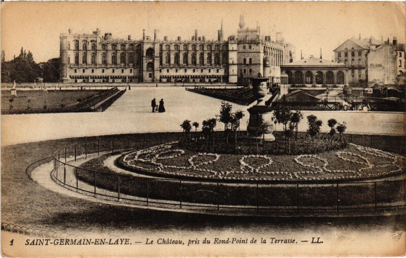 Carte postale ancienne St Germain en Laye Chateau