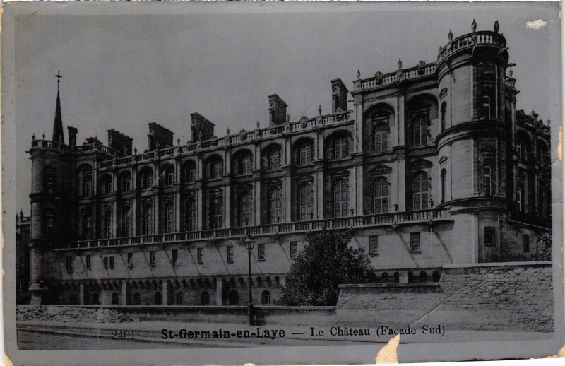 Carte postale ancienne St Germain en Laye Chateau