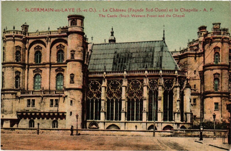 Carte postale ancienne St Germain en Laye Chateau