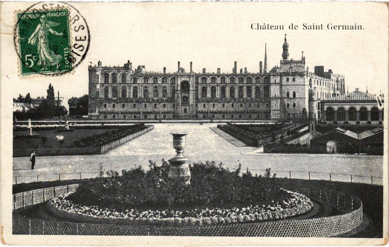 Carte postale ancienne St Germain en Laye Chateau