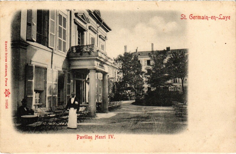 Carte postale ancienne St Germain en Laye Pavillon Henri Iv