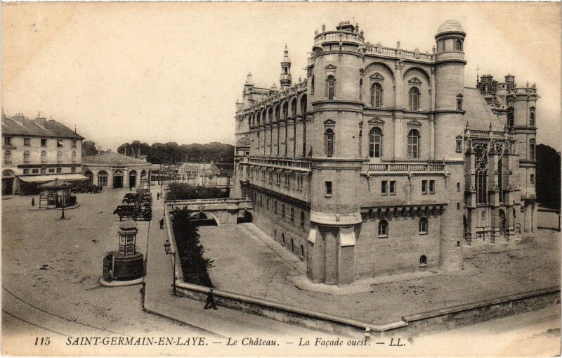 Carte postale ancienne St Germain en Laye Chateau