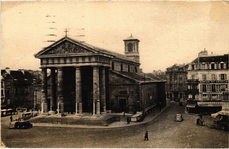 Carte postale ancienne St Germain en Laye Eglise
