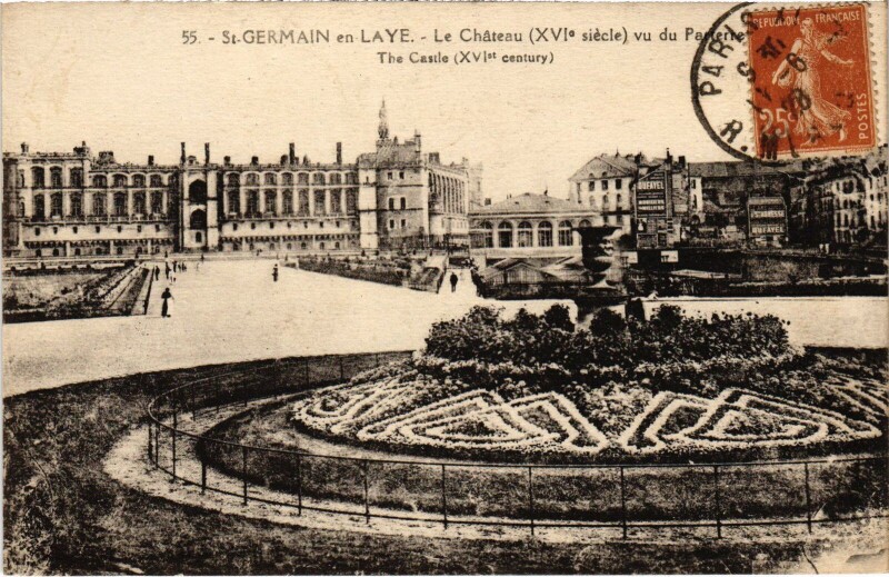 Carte postale ancienne St Germain en Laye Chateau