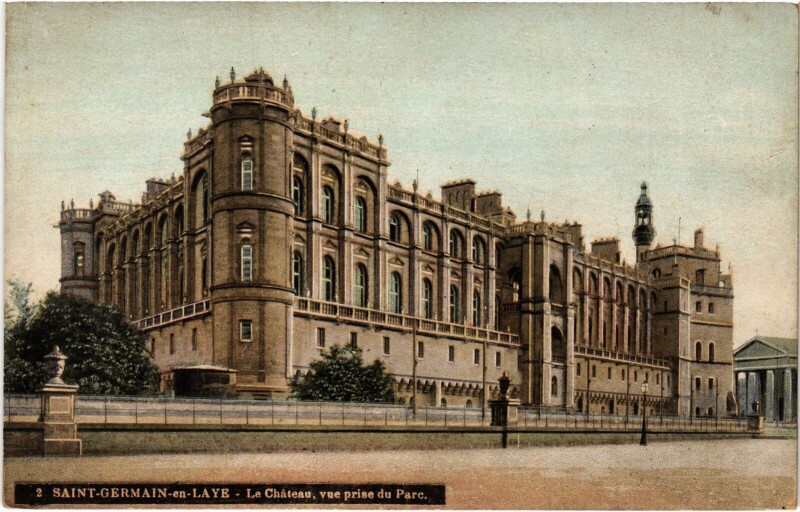Carte postale ancienne St Germain en Laye Chateau