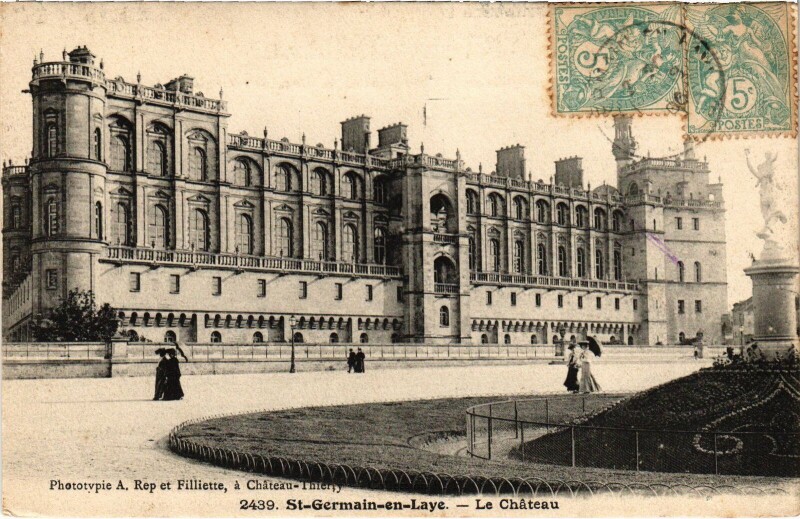 Carte postale ancienne St Germain en Laye Chateau