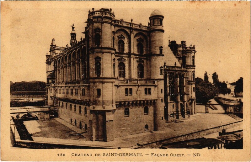 Carte postale ancienne St Germain en Laye Chateau