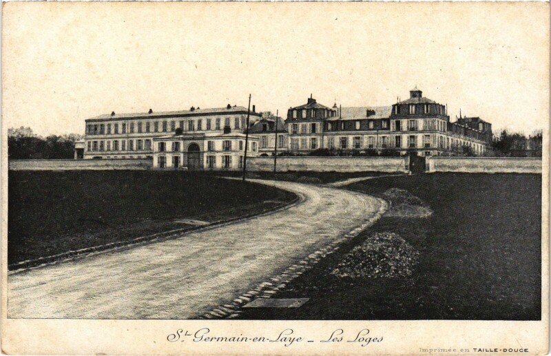 Carte postale ancienne St Germain en Laye Les Loges