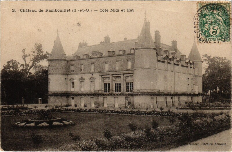 Carte postale ancienne Rambouillet Chateau à Rambouillet
