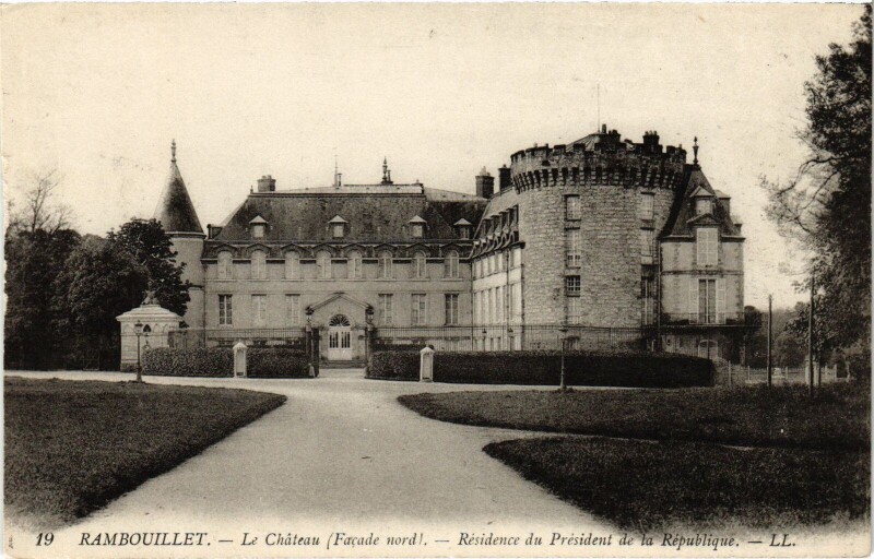 Carte postale ancienne Rambouillet Chateau à Rambouillet