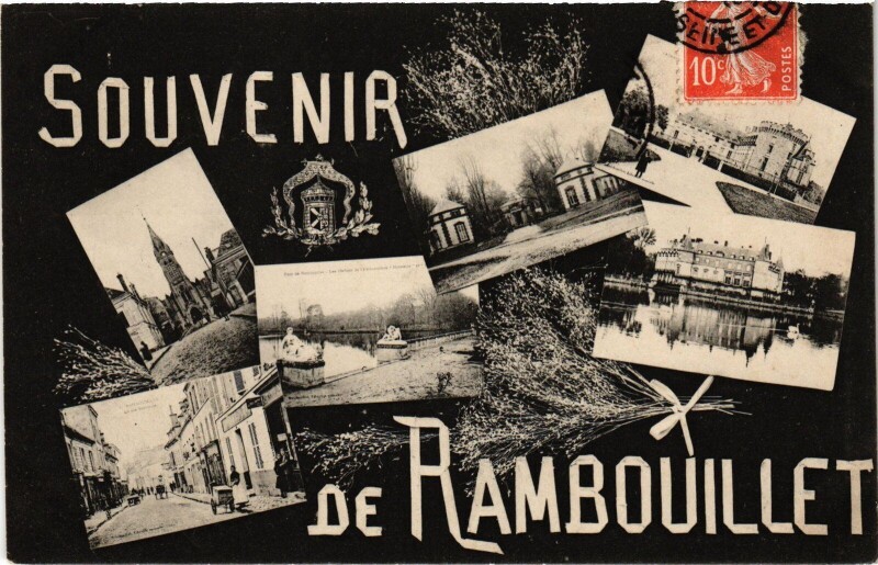 Carte postale ancienne Rambouillet souvenir à Rambouillet