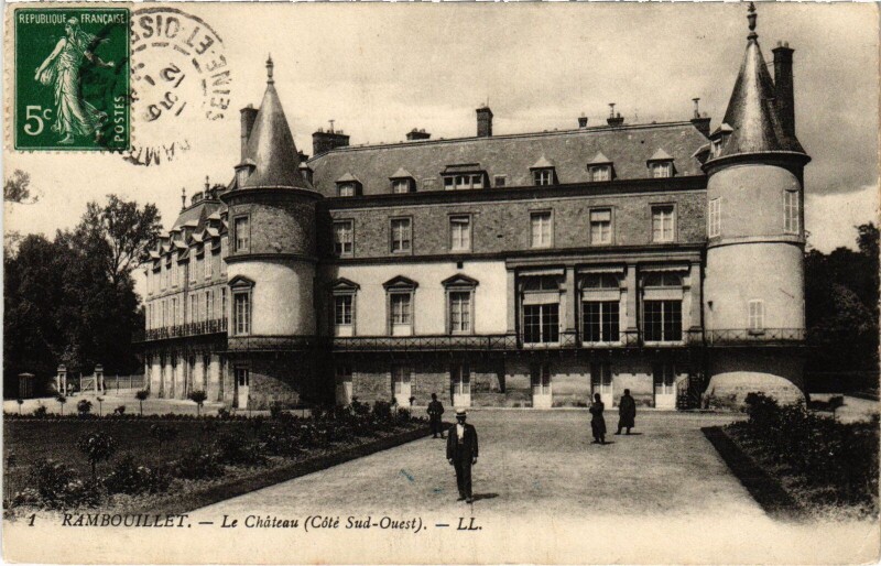 Carte postale ancienne Rambouillet Le Chateau à Rambouillet