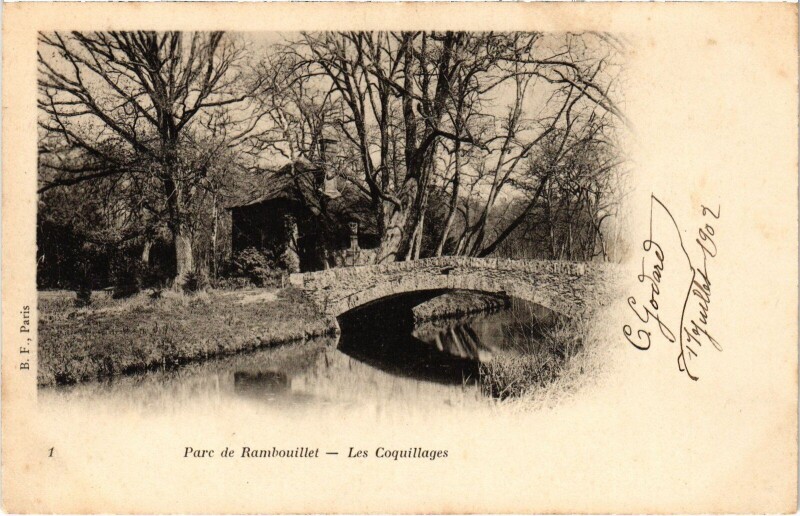 Carte postale ancienne Rambouillet Les Coquillages à Rambouillet