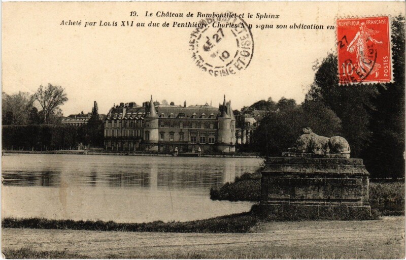 Carte postale ancienne Rambouillet Le Chateau à Rambouillet