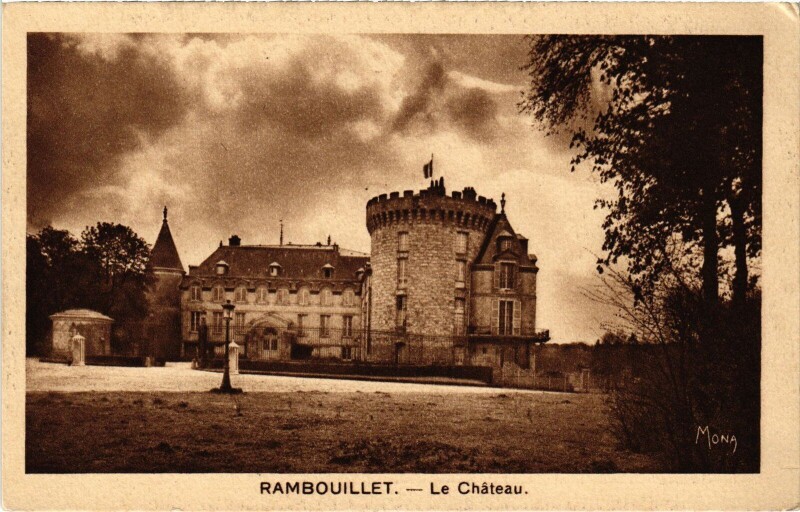 Carte postale ancienne Rambouillet Le Chateau à Rambouillet