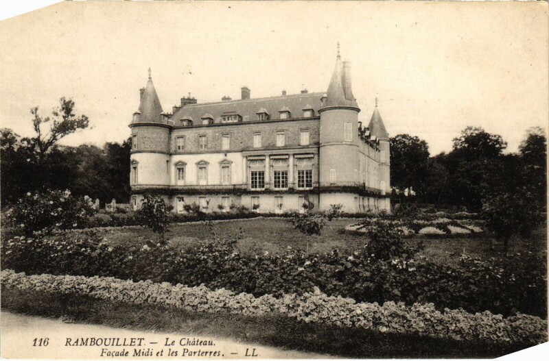 Carte postale ancienne Rambouillet Le Chateau à Rambouillet