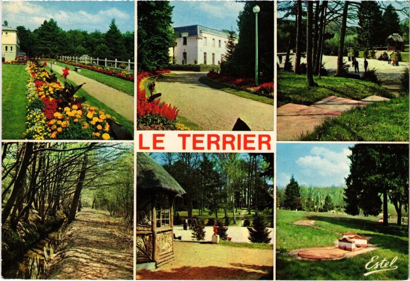 Carte postale ancienne Rambouillet Maison Le Terrier souvenir à Rambouillet