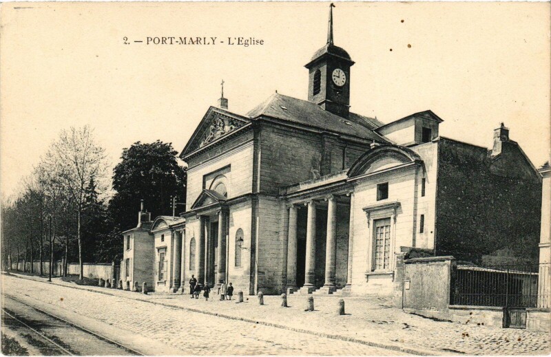 Carte postale ancienne Marly Eglise
