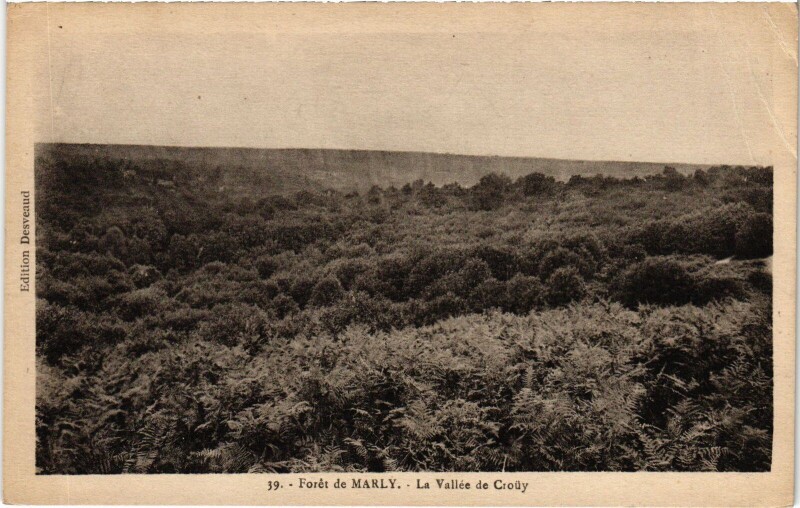 Carte postale ancienne Marly Vallee de Crouy