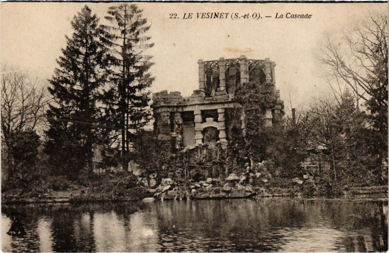 Carte postale ancienne Le Vesinet La Cascade