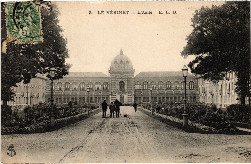 Carte postale ancienne Le Vesinet Asile