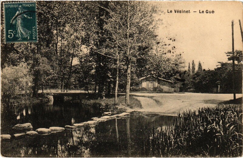 Carte postale ancienne Le Vesinet Le Gue