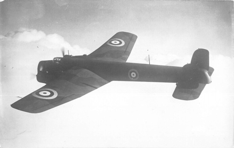 Carte postale ancienne / Aviation - Carte Photo - Avion Armstrong Whitnorth And Witley B3