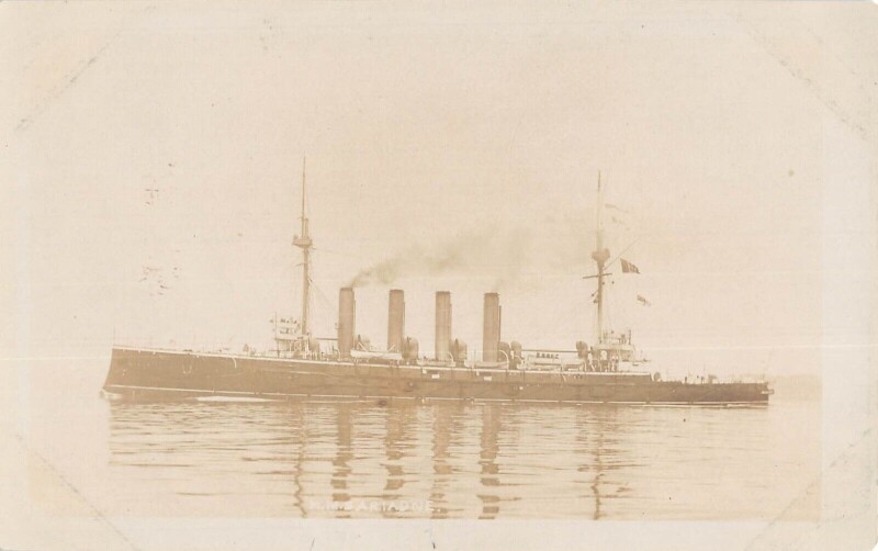 Carte postale ancienne / Marine De Guerre - Carte Photo - Cuirasse H.m.s.ariadne