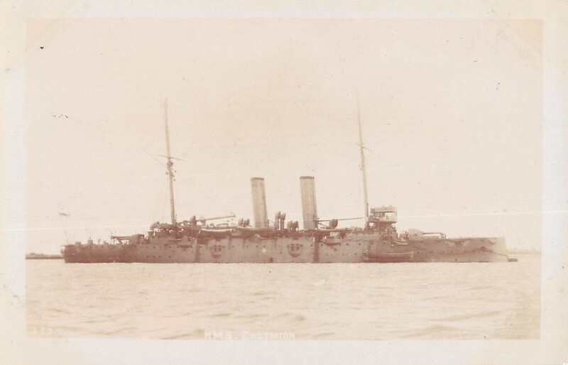 Carte postale ancienne / Marine De Guerre - Carte Photo - Cuirasse H.m.s.endymion