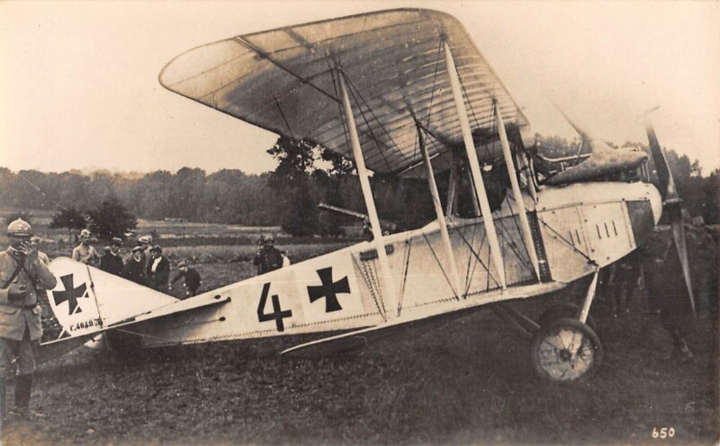 Carte postale ancienne / Aviation - Carte Photo - Avion Martinsyde Elephant