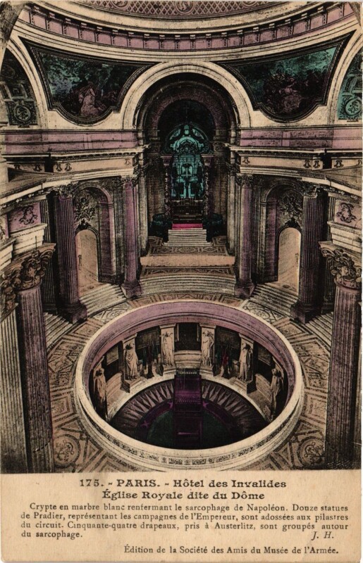 Carte postale ancienne Paris 7e-Eglise Royale dite du Dome à Paris 7e