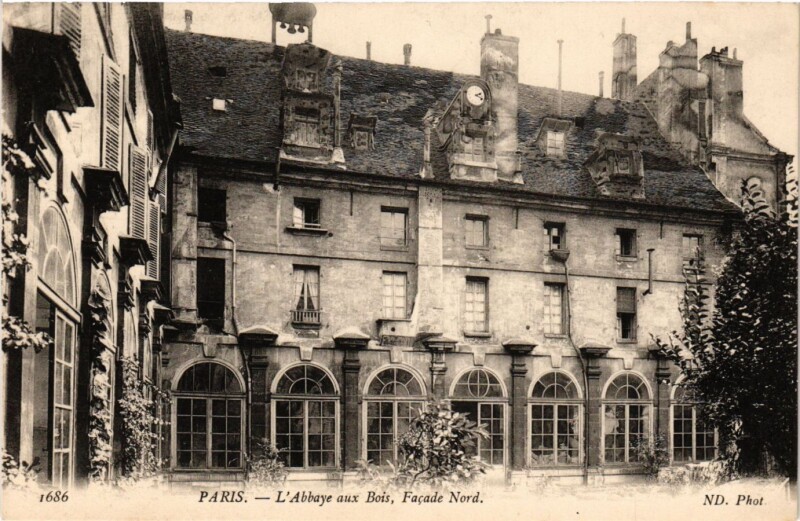 Carte postale ancienne Paris 7e-L'Abbaye aux Bois à Paris 7e