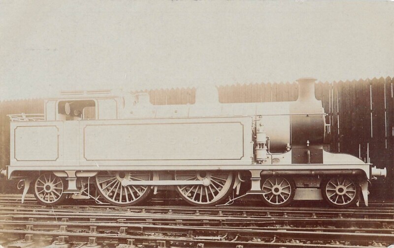 Carte postale ancienne Train - Locomotive N°21 Lb And Scr - Carte Photo - cliché Pouteau - Railway