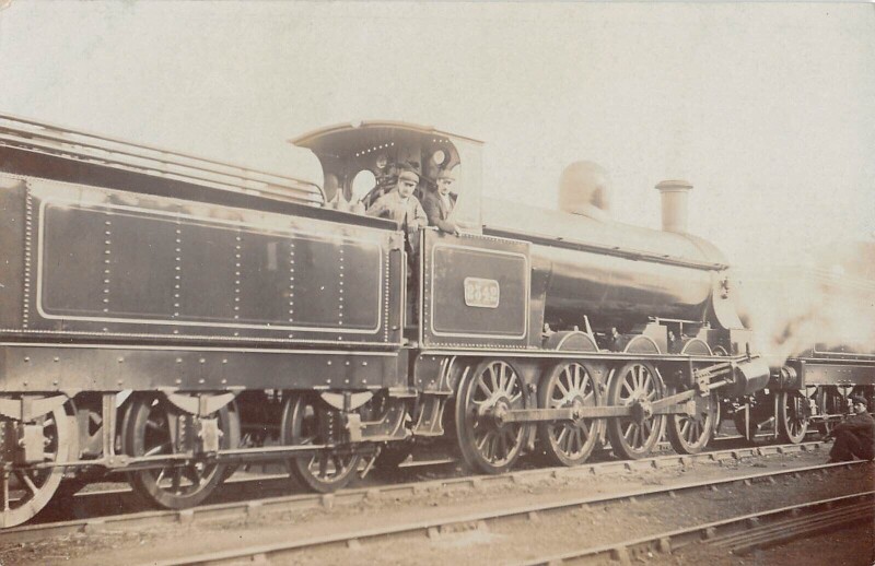 Carte postale ancienne Train - Locomotive N°2342 - Carte Photo - cliché Pouteau - Railway - Gare