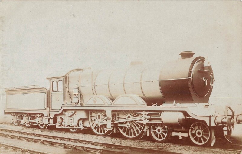 Carte postale ancienne Train - Locomotive - Carte Photo - cliché Pouteau - Railway - Gare