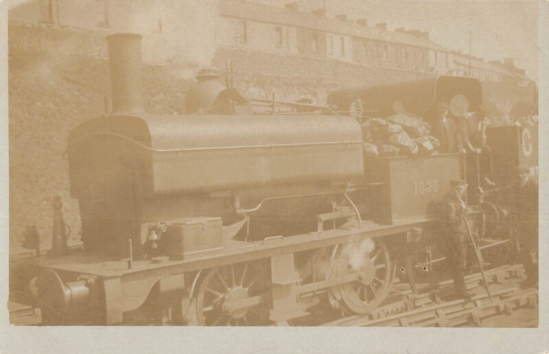 Carte postale ancienne Train - Locomotive N°1523 - Carte Photo - cliché Pouteau - Railway - Gare