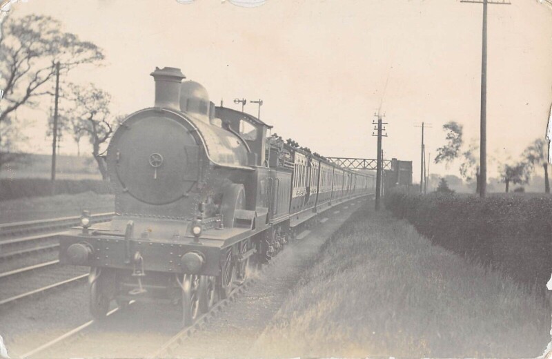 Carte postale ancienne Theme Train - Locomotive - Carte Photo A Situer - Pouteau - Railway - Gare