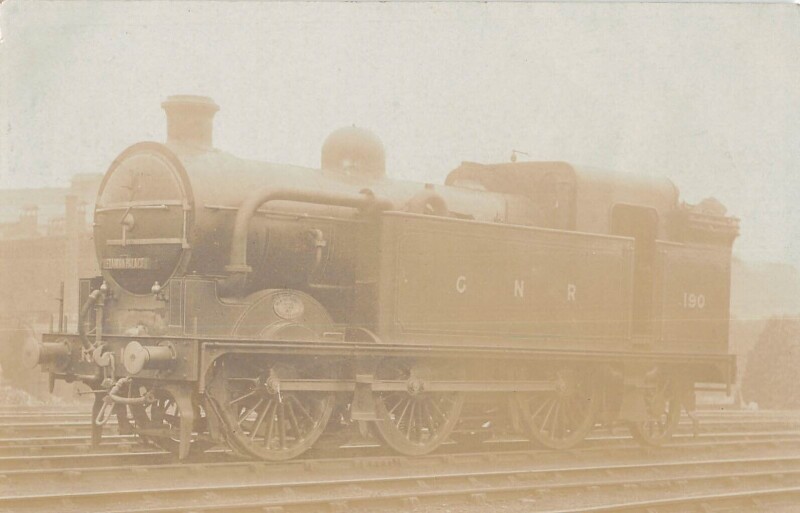 Carte postale ancienne Theme Train - Locomotive N°190 Cnr - Carte Photo - Pouteau - Railway - Gare