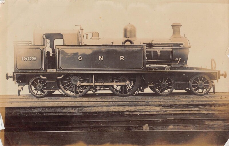 Carte postale ancienne Theme Train - Locomotive N°1509 Cnr - Carte Photo - cliché Pouteau - Gare /