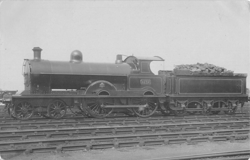 Carte postale ancienne Train - Locomotive N°1787 - Carte Photo - cliché Pouteau - Railway - Gare