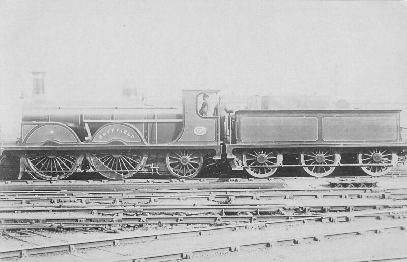 Carte postale ancienne Train - Locomotive Sheffield N° 198/ Carte Photo - cliché Pouteau - Railway