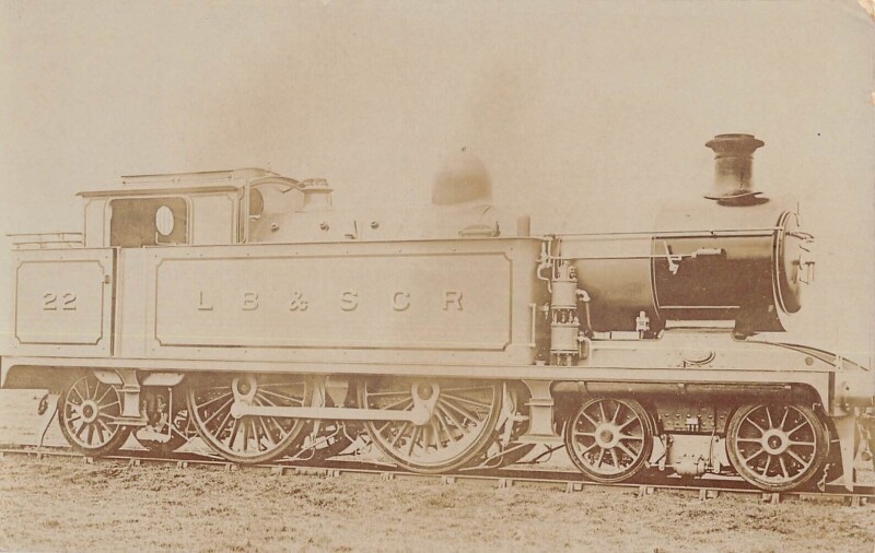 Carte postale ancienne Train - Locomotive Lb And Scr N°22 - Carte Photo - cliché Pouteau - Railway