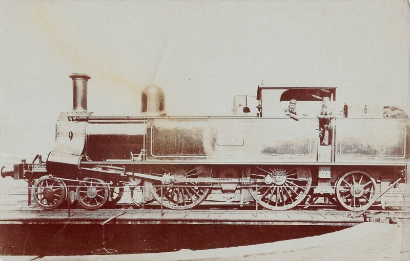 Carte postale ancienne Train - Locomotive N°3072 Metropolitan Tank - Carte Photo - cliché Pouteau