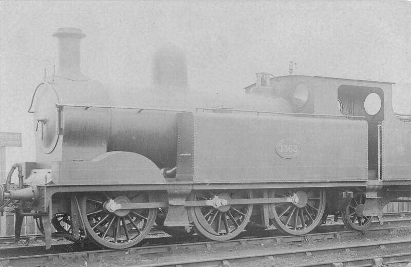 Carte postale ancienne Train - Locomotive N°1363 - Carte Photo - cliché Pouteau - Gare