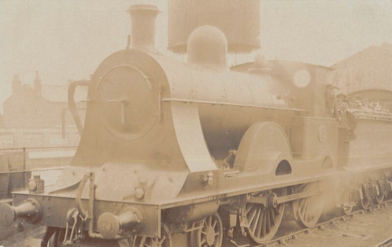 Carte postale ancienne Train - Locomotive - Carte Photo - cliché Pouteau - Gare /CHEMIN De Fer