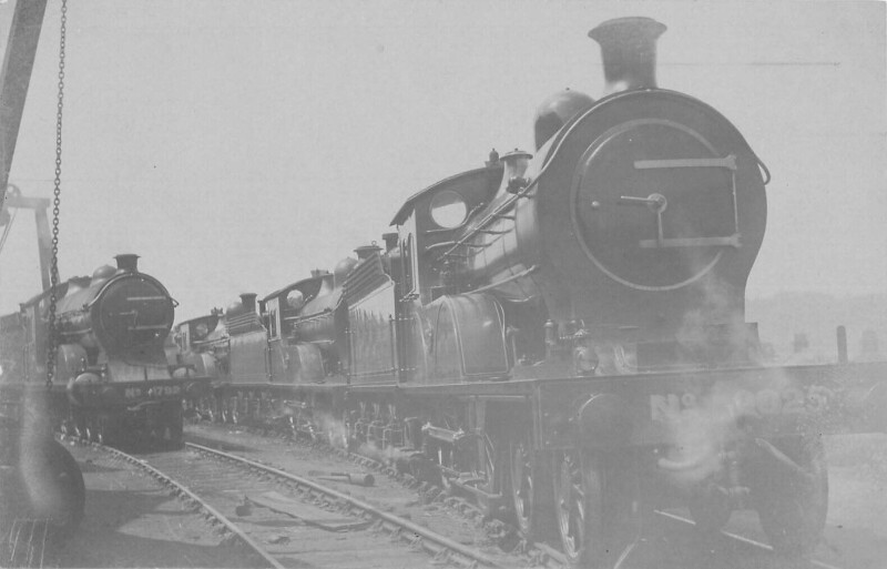 Carte postale ancienne Train - 2 Locomotive N°1792 et N°2025 - Carte Photo - cliché Pouteau - Gare
