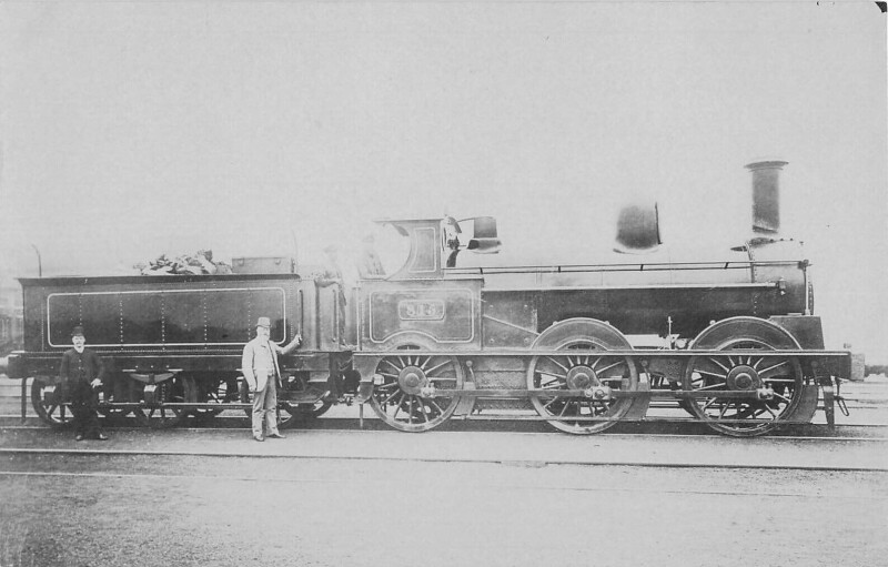 Carte postale ancienne Train - Locomotive N°815 - Carte Photo - cliché Pouteau - Gare