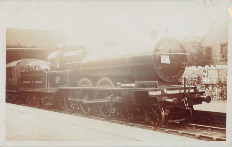 Carte postale ancienne Train - Locomotive - Carte Photo - cliché Pouteau - Gare - Chemin De Fer