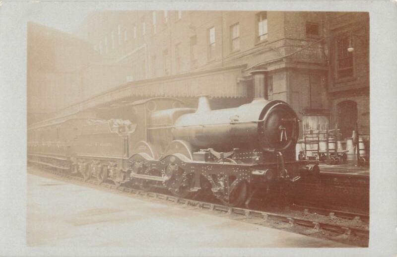 Carte postale ancienne Train - Locomotive - Carte Photo - cliché Pouteau - Gare - Chemin De Fer